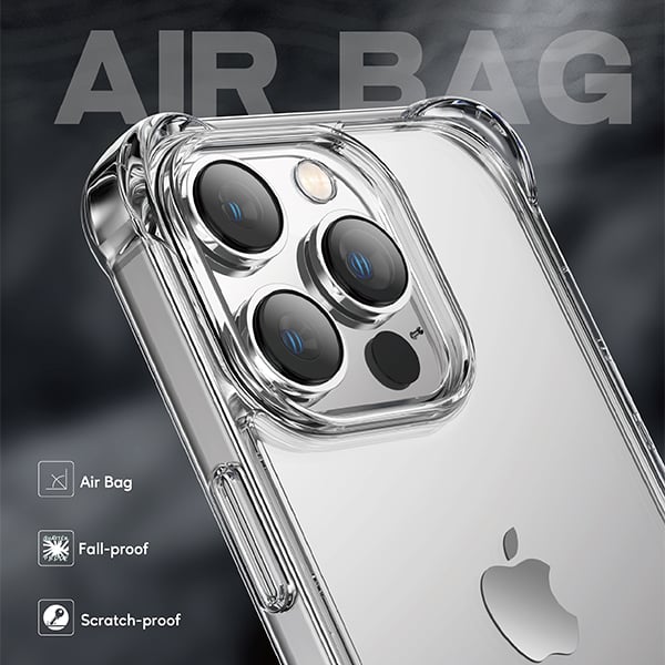 Green Lion Transparent Anti-Shock Case for Apple iPhone 15 Pro Max