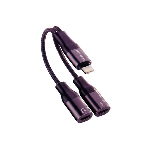 Green Lion Lightning to Lightning Charging + Lightning Audio Cable