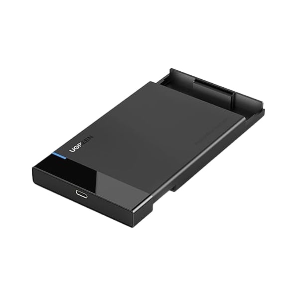 UGREEN 50743 USB 3.0 2.5? Hard Drive Enclosure 6Gbps with USB-A to USB-C Cable