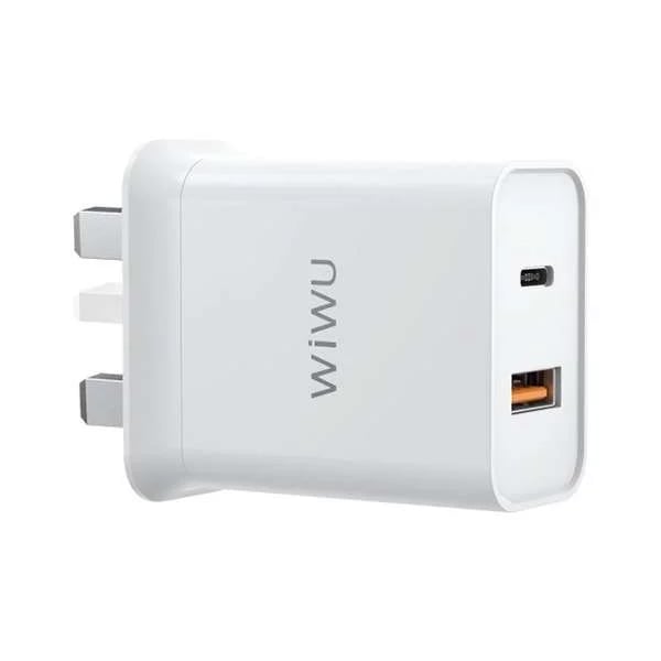 WiWU 20W Comet USB-C + QC3.0 Fast Charger