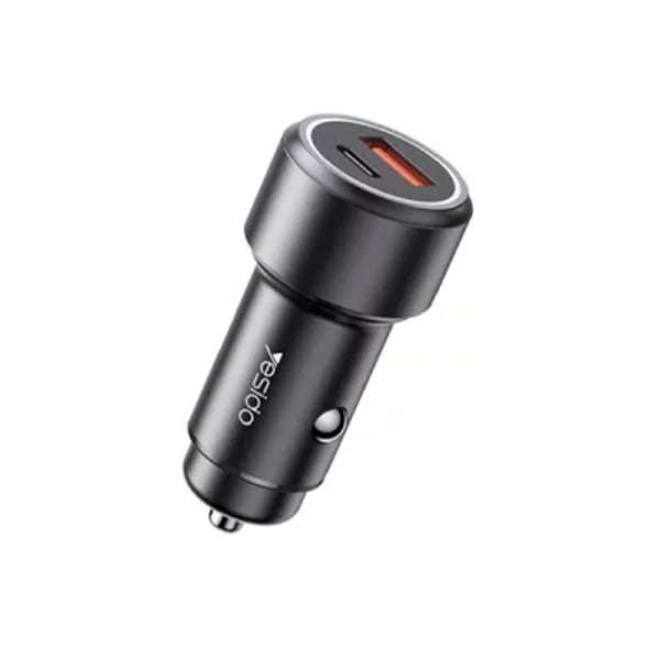 Yesido Y42 USB + Type-C 42W Dual Ports Fast Car Charger