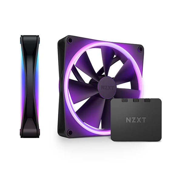 NZXT F140 RGB DUO Twin Pack Fan with Controller