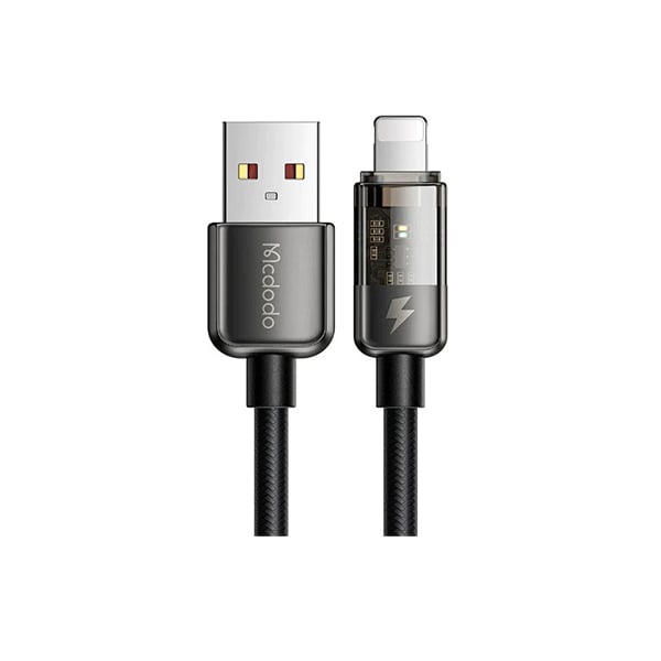 Mcdodo Auto Power Off Transparent USB to Lightning Cable