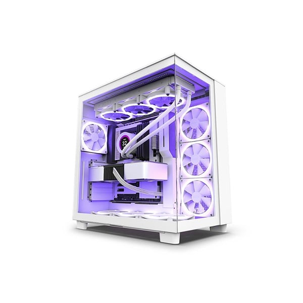 NZXT H9 Elite Compact RGB ATX Dual Chamber Mid Tower Case