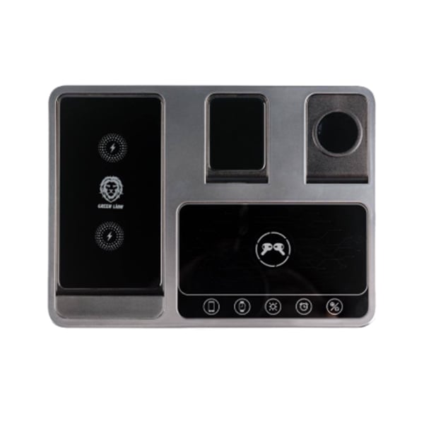 Green Lion GN4IN1WCSBK 4 In 1 Wireless Charging Station
