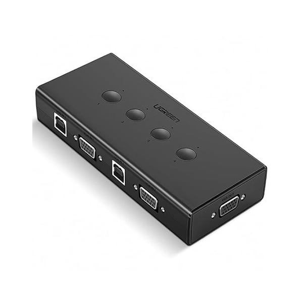 GREEN 50280 4-in-1 VGA KVM Switch Box