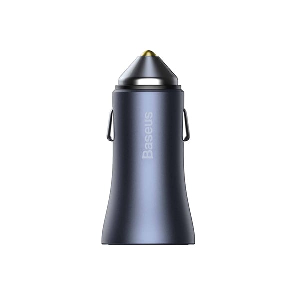 Baseus Golden Contactor Pro 40W USB + Type-C Dual Port Quick Car Charger with USB to Type-C Cable