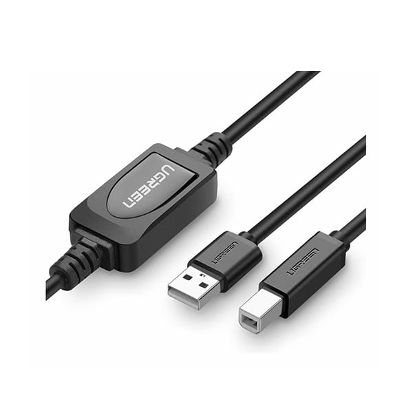 UGREEN 10362 USB-A Male to USB-B Male Active Printer Cable