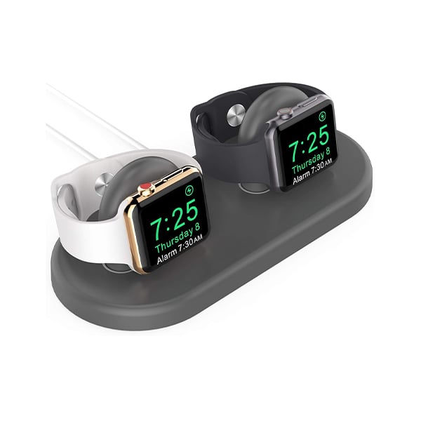 AhaStyle Compact Dual Charging Stand Apple Watch Charger