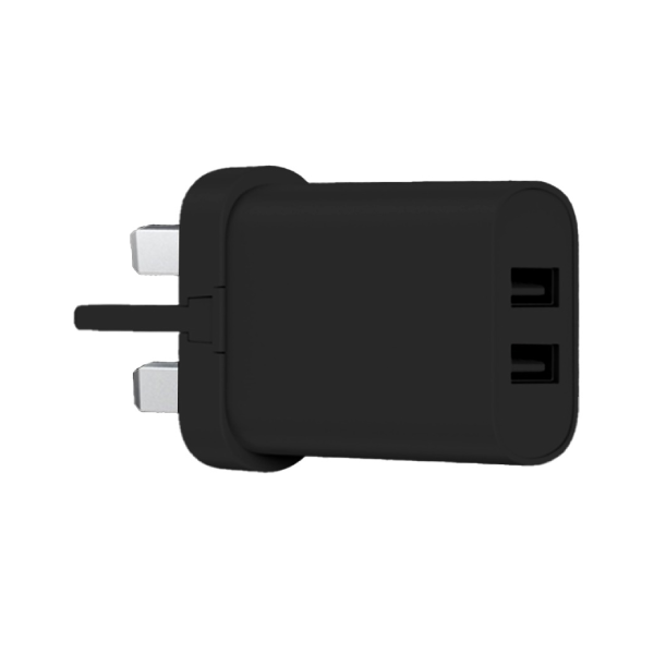 WiWU WI-U003 Dual USB-A UK 3 Pin Fast Charger
