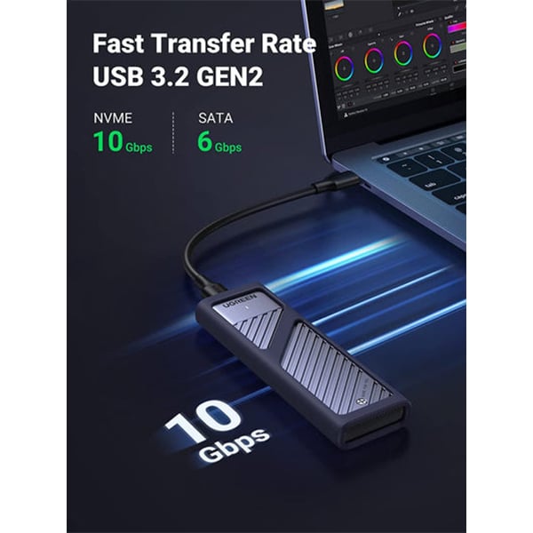 UGREEN 15511 M.2 NVMe Sata SSD Enclosure