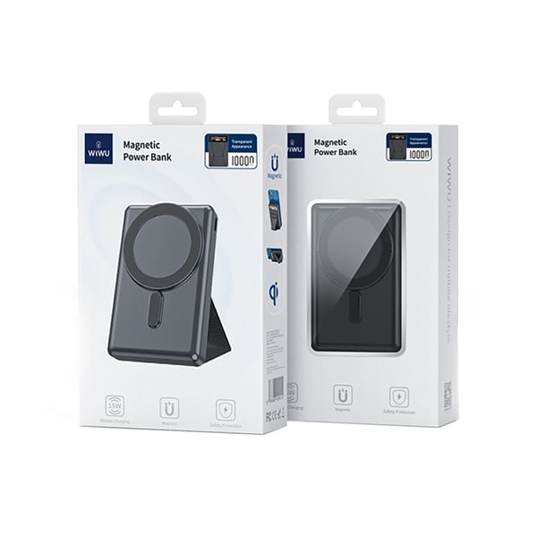 WiWU Snap Cube 15W 10000mAh Magnetic Wireless Power Bank