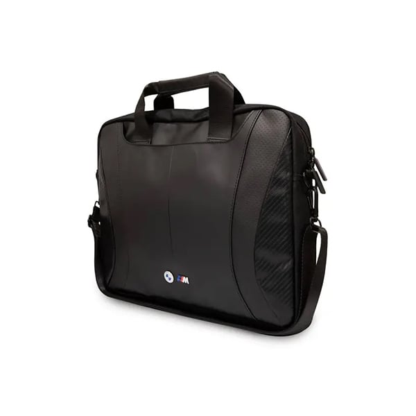BMW PU Leather Carbon Edges and Perforated Laptop Bag