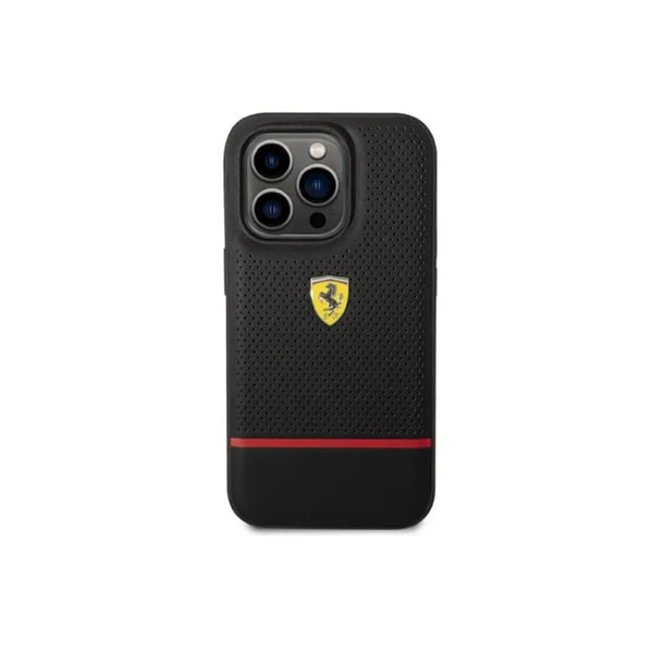 Ferrari Perforated Leather Case for iPhone 14 Pro Max