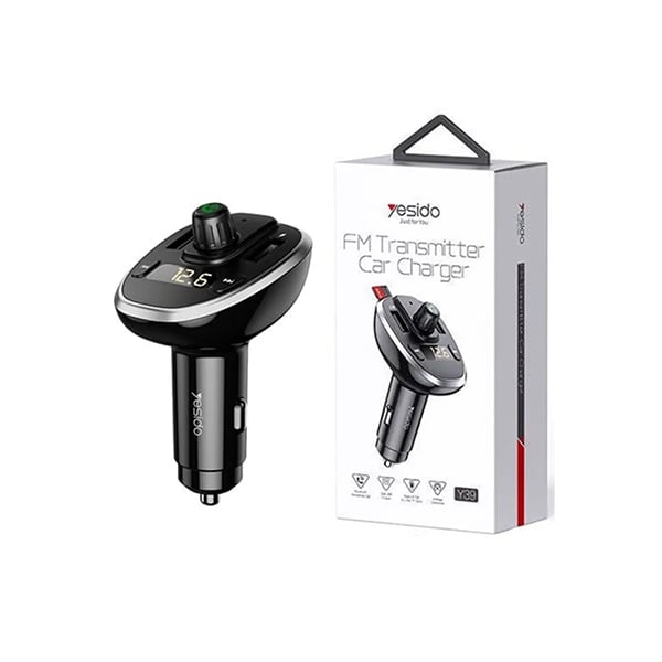 Yesido Y39 Universal Car Charger with FM Transmitter