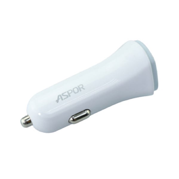 Aspor A903 Dual USB Car Charger with LED Indicator