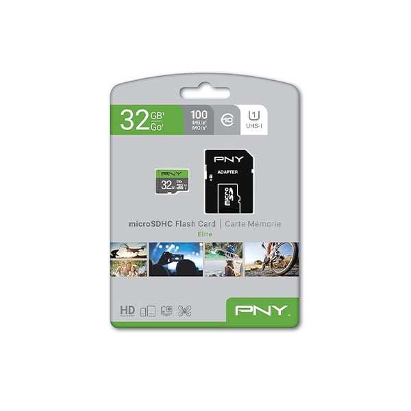 PNY 32GB Elite Class 10 U1 micro SDHC Flash Memory Card