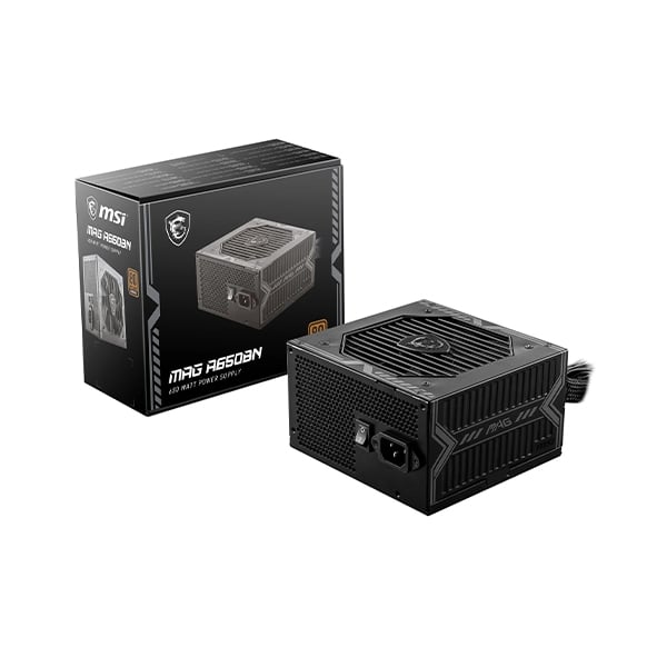 MSI Mag A650BN 650W 80 Plus Bronze Power Supply