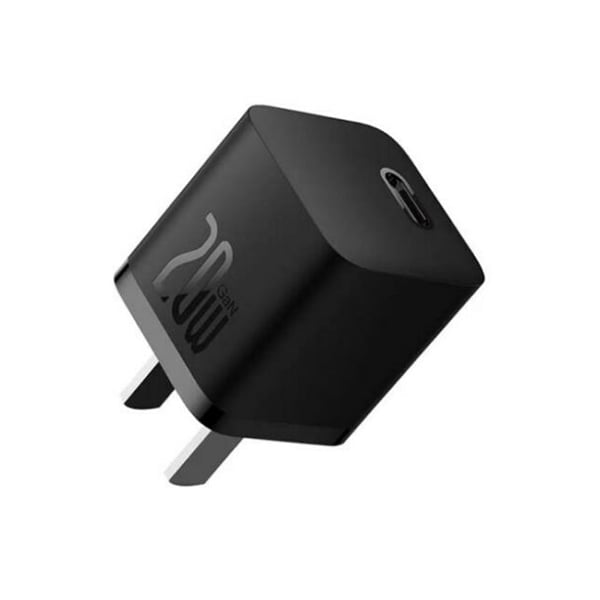 Baseus GaN5 20W 1C Fast Charger  CN (Mini) with Type-C Cable to Lightning Cable