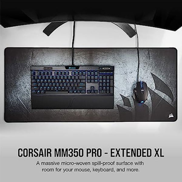Corsair MM350 PRO Premium Spill-Proof Cloth Gaming Mouse Pad