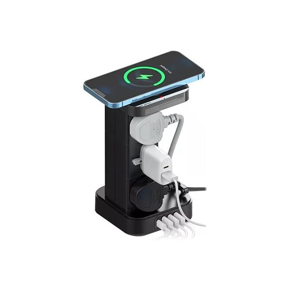 LDNIO SKW6457 6 Outlet USB Extension Power Cord