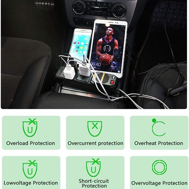 200W Car Power Inverter