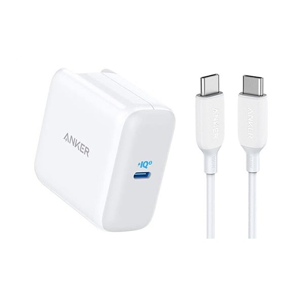Anker PowerPort III 65W Charger + PowerLine III 6ft 100W Cable MacBook Charging Combo