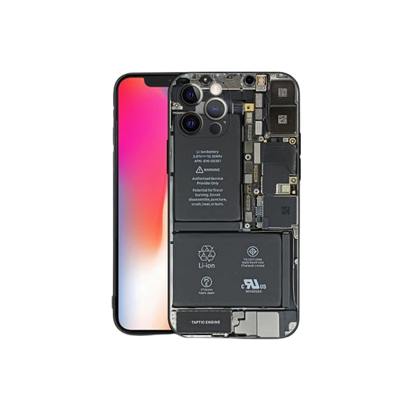 Battery Design Printed Case for Apple iPhone 12 Pro Max