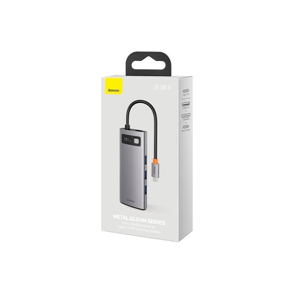Baseus Star Joy Series 5 Port USB3.0 x 3 + HDMI x 1 + PD 100W x 1 USB-C Hub Adapter