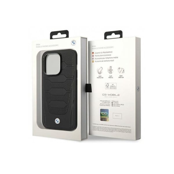 BMW Leather Seats Pattern Case for iPhone 15 Pro Max