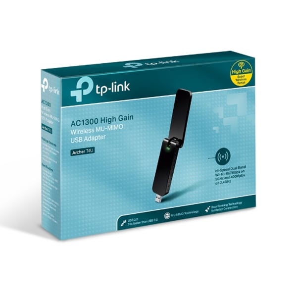 TP-Link Archer T4U AC1300 Dual Band USB Adapter