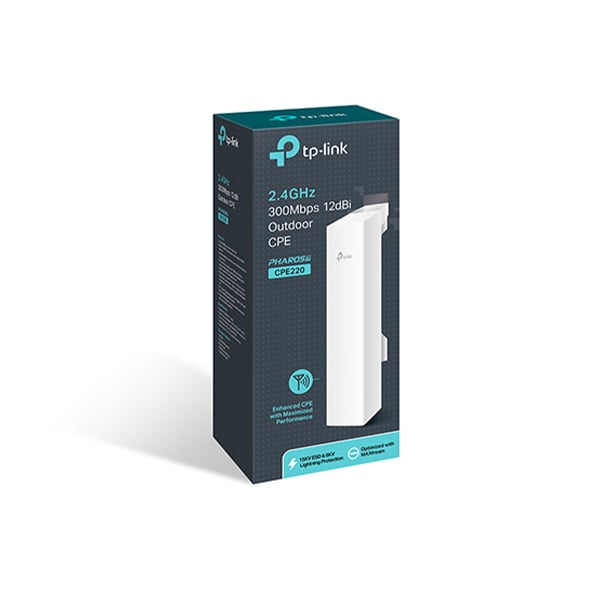 Tp-Link CPE220 2.4GHz 300Mbps 12dBi Outdoor CPE