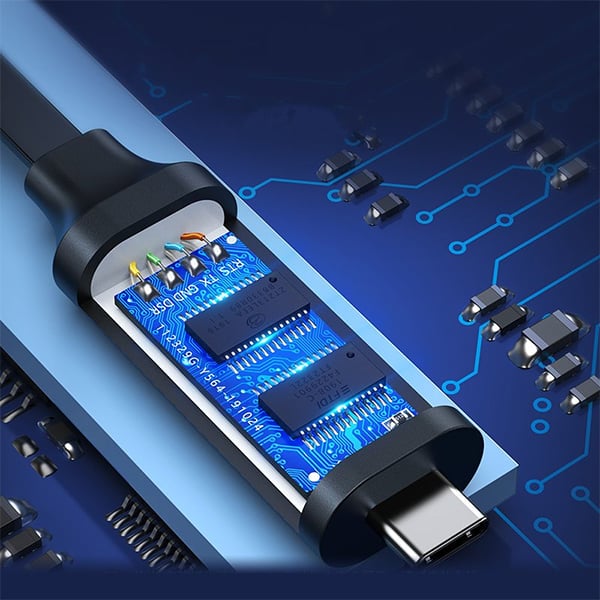 UGREEN 80186 USB-C to RJ45 Console Flat Cable