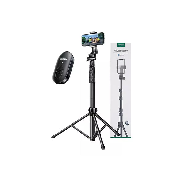UGREEN 15609 Selfie Stick Tripod with Bluetooth Remote