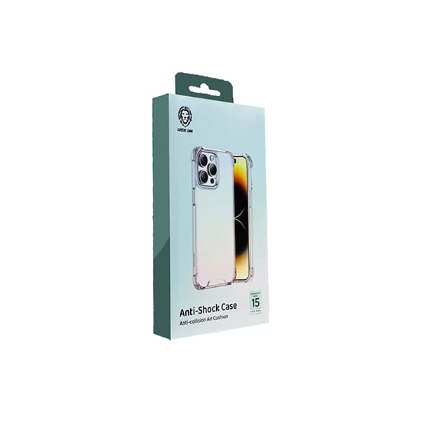Green Lion Anti-Collision Air Cushion Case for iPhone 15 Pro
