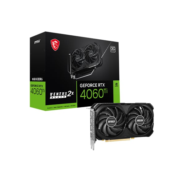 MSI GeForce RTX 4060 Ventus OC 2X 8GB GDDR6X Graphics