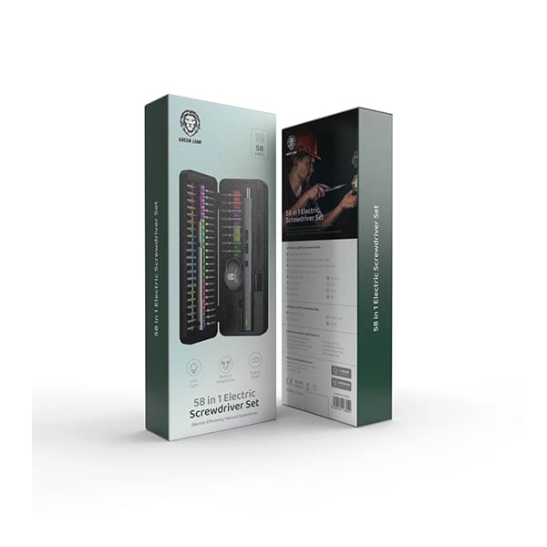 Green Lion 58 IN 1 Electric Screwdriver Set