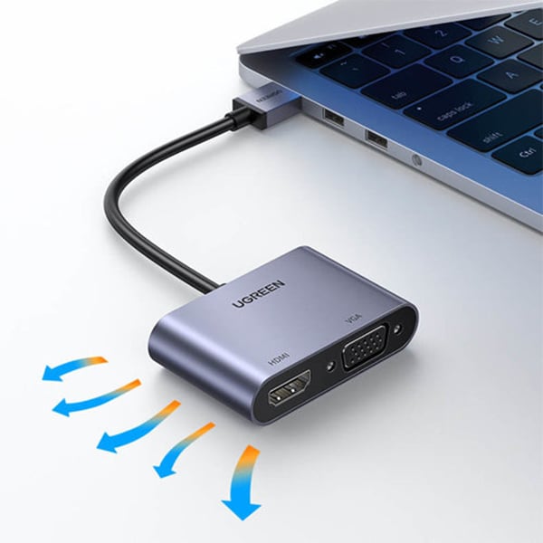 UGREEN 20518 USB 3.0 to HDMI and VGA Converter