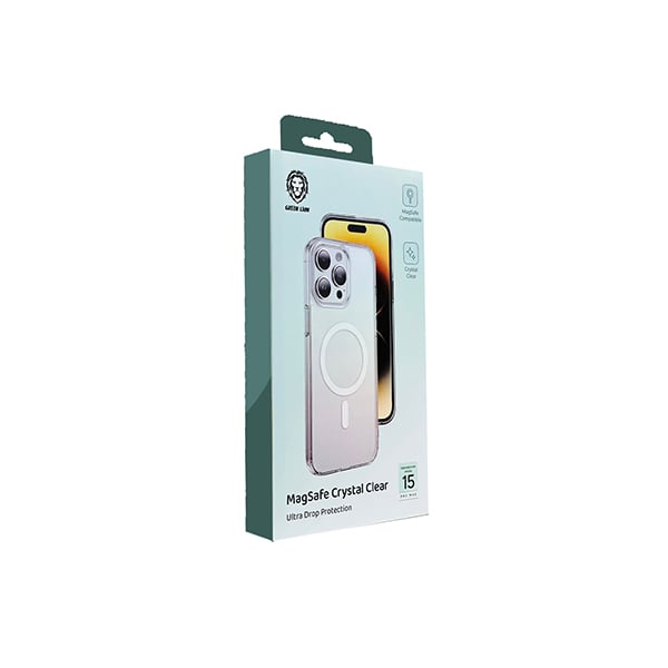 Green Lion MagSafe Crystal Clear Ultra Drop Protection Case for iPhone 15 Pro Max