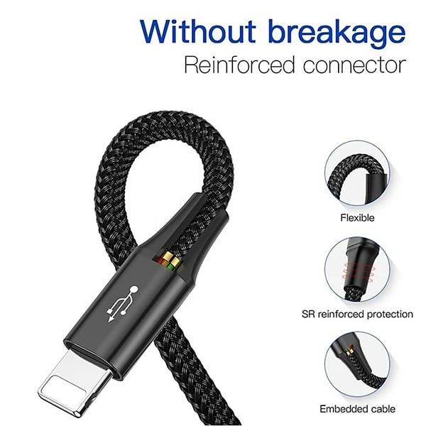 Baseus Rapid Series 4-in-1 3.5A USB to 2 x Lightning +Type-C + Micro Charging Cable
