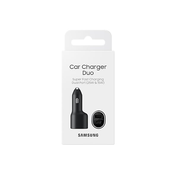 Samsung 25W + 15W Super Fast Dual Car Charger