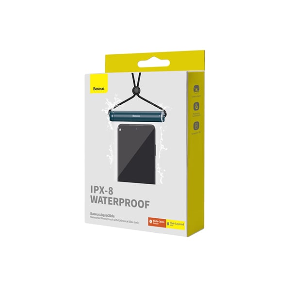 Baseus AquaGlide IPX-8 Mobile Phone Waterproof Bag With Cylindrical Slider Lock