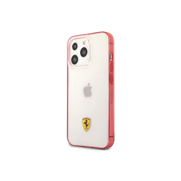 Ferrari Original Logo Transparent Case for iPhone 13 Pro