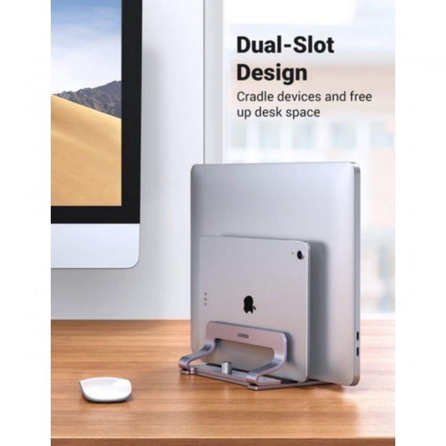 Ugreen 60643 Aluminum Dual Slot Vertical Stand