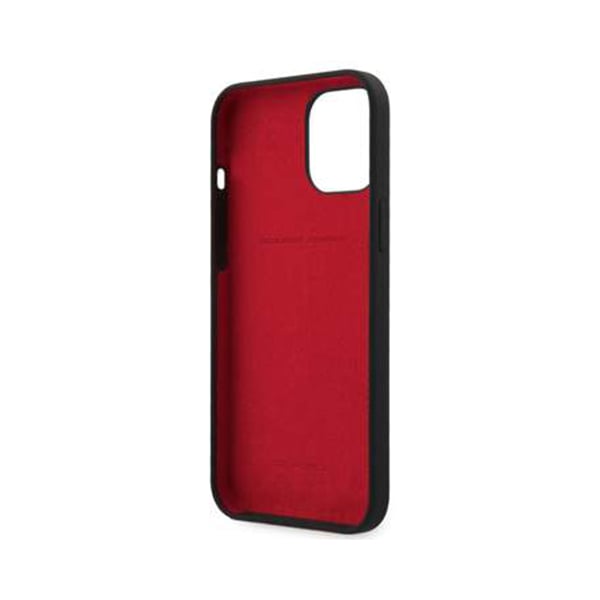 Ferrari Original Silicone On Track with Soft Microfiber Interior Case for iPhone 13 Pro Max