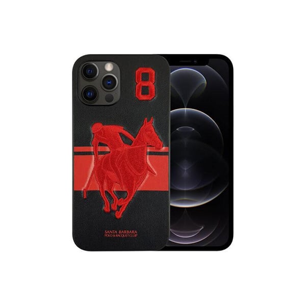 iPhone 13 Garnier Series Genuine Santa Barbara Leather Case