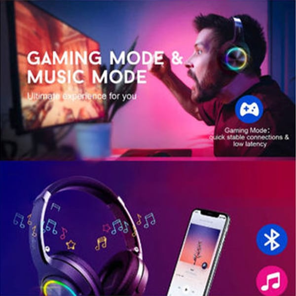 Totu Wireless Foldable Gaming Headset