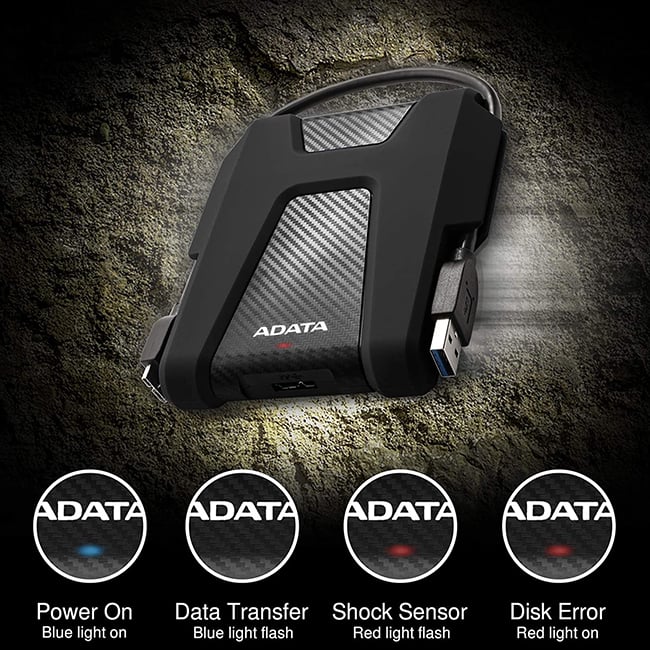 ADATA 4TB USB 3.2 Gen 1 HDD External Hard Drive