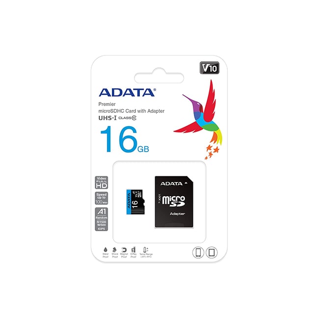 ADATA Premier MicroSD HC Class 10 16GB Memory Card