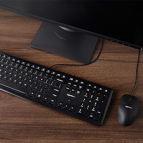 Amazon Basic USB Wired Keyboard